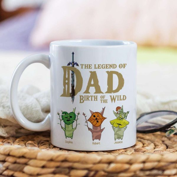 Legend Of Dad 07NAQN310523 Personalized Family Gaming Mug