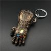Legends The Avengers Peripherals Thanos Infinity Gauntlet Alloy Car Keychain