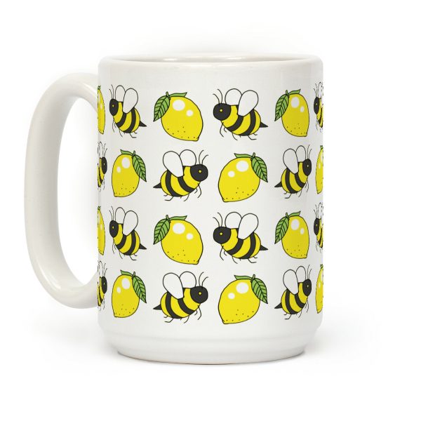 Lemon and Bee Coffee Mug