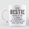 Leopard Doll Girls Sitting Gift For Besties Sisters Siblings Personalized Mug