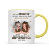 Leopard Pattern To My Daughter From Mom Happy Mother's Day Personalized Mug, Gift For Daughter