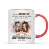 Leopard Pattern To My Daughter From Mom Happy Mother's Day Personalized Mug, Gift For Daughter