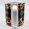 Leopard Print And Red Lips Glamorous Coffee Mug - Personalized Custom Coffee Mug - GRM042_MG