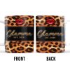 Leopard Print And Red Lips Glamorous Coffee Mug - Personalized Custom Coffee Mug - GRM042_MG