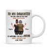 Leopard To My Daughter From Mom Happy Mother's Day Personalized Mug, Gift For Daughter