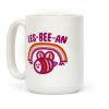 Lesbeean Lesbian Pride Bee Parody Coffee Mug