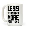 Less Invasions More Equations Coffee Mug