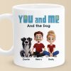 Let Me Introduce My Lovely Family - Dog & Cat Personalized Custom Mug - Gift For Pet Owners, Pet Lovers