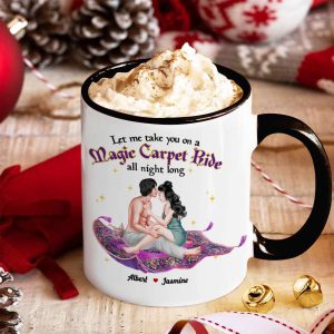 Let Me Take You On A Ride All Night Long, Couple Gift, Personalized Mug, Naughty Couple Mug 05HTHN281223PA