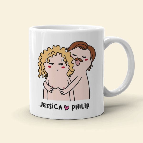 Let Me Touch It Forever Personalized Funny Couple Coffee Mug Gift For Couple