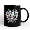 Let the Rhythm Be Ghost Band Personalized Mug, Whimsical Rock Music Gift with Custom Name