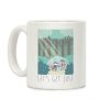 Let's Get Lost - Fox and Deer Coffee Mug