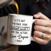 Let's Not Mistake Your Internet Search For The Actual Law Degree I Hold, Law Symbols and Briefcase - Personalized Custom Coffee Mug - GRAD288_MG