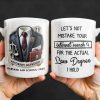 Let's Not Mistake Your Internet Search For The Actual Law Degree I Hold, Law Symbols and Briefcase - Personalized Custom Coffee Mug - GRAD288_MG