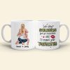 Let's Play Soldiers I'll Inspect Your Private, Couple Gift, Personalized Mug, Funny Couple Coffee Mug