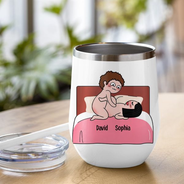 Let's Watch It Go In & Out Together - Personalized Couple Mug - Gift For Couple