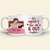 Let's Watch It Go In & Out Together - Personalized Couple Mug - Gift For Couple