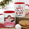 Let's Watch It Go In & Out Together - Personalized Couple Mug - Gift For Couple