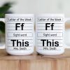Letter Of The Week F This - Personalized Mug