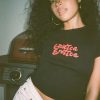Lettered Printed Tee