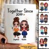 LGBT Couple Doll Together Since Personalized Mug