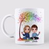 LGBT Doll Couple Under Tree Personalized Mug