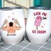 Lick Me Until Ice Cream - Personalized Couple Mug - Gift For Funny Couple
