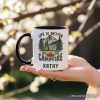 Life Is Better by the Campfire Personalized Mug, Outdoors Camping Gift with Custom Name