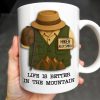 Life Is Better In The Mountain, Mountains and Hiking Gear - Personalized Custom Coffee Mug - FTN005_MG