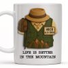 Life Is Better In The Mountain, Mountains and Hiking Gear - Personalized Custom Coffee Mug - FTN005_MG