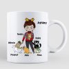 Life Is Better With Cats Chibi Girl Personalized Mug