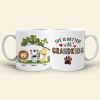 Life Is Better With Grandkids, Gift For Grandkids, Personalized Mug, Animal Mug, Anniversary Gift