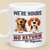 Life With Dogs, One Way Only - Dog Personalized Custom Mug - Gift For Pet Owners, Pet Lovers