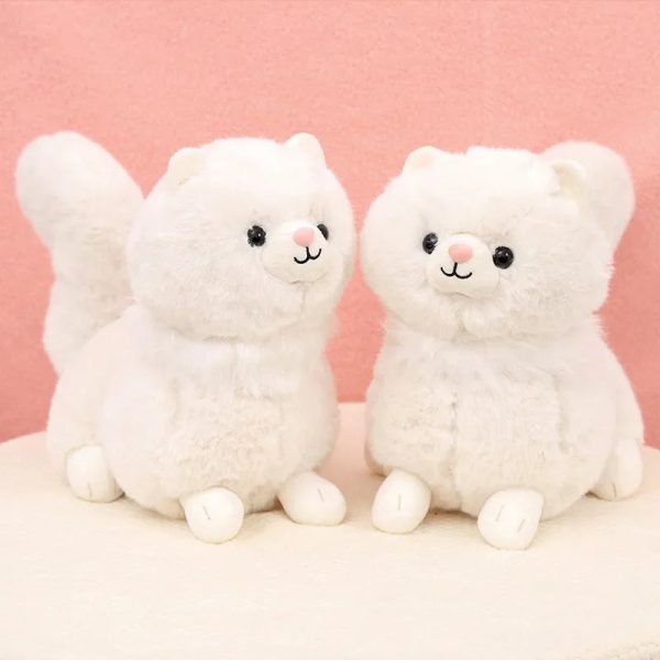 Lifelike 35cm Persian Cat Plush Pillow - Kawaii Stuffed Toy Gift