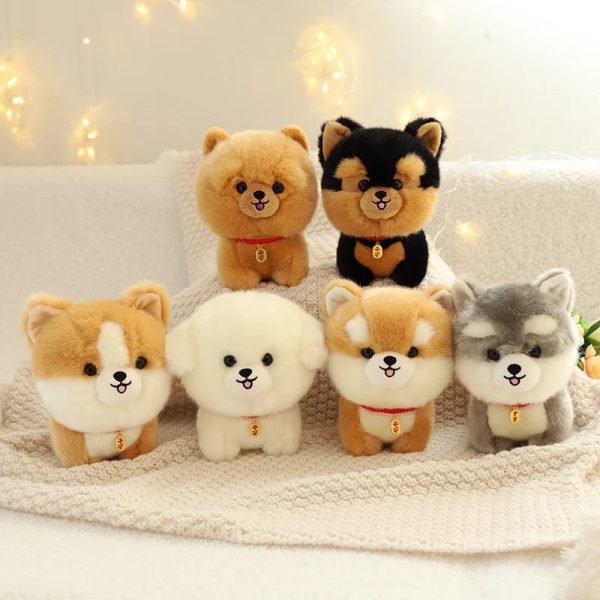 Lifelike Puppy Plush Doll