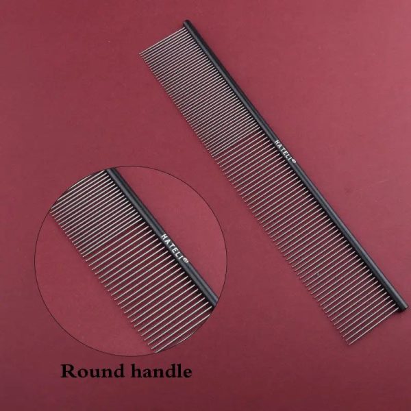 Light Aluminum Pet Comb Professional Dog Grooming Tool 5 Colors