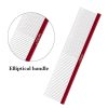 Light Aluminum Pet Comb Professional Dog Grooming Tool 5 Colors