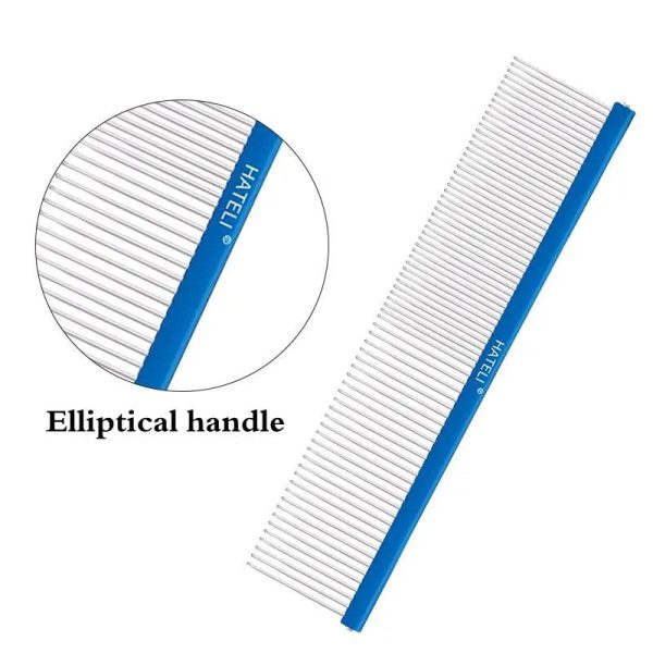 Light Aluminum Pet Comb Professional Dog Grooming Tool 5 Colors