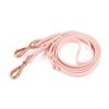Light Pink Double Dog Leash Set - Adjustable PVC Harness