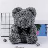 Lighted Rose Flower Teddy Bear 25cm Gift Box Edition