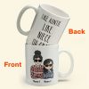 Like Auntie Like Niece Oh Crap - Personalized Mug - Christmas & Birthday Gift For Auntie, Niece