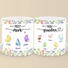 Like Butterflies, Their Love Transcends Generations - Family Personalized Custom 3D Inflated Effect Printed Mug - Gift For Mom, Grandma