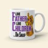 Like Father Like Children... Oh Snap, Personalized Dad Mug 08hudt100623