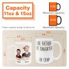 Like Father Like Daughter - Personalized Photo Mug