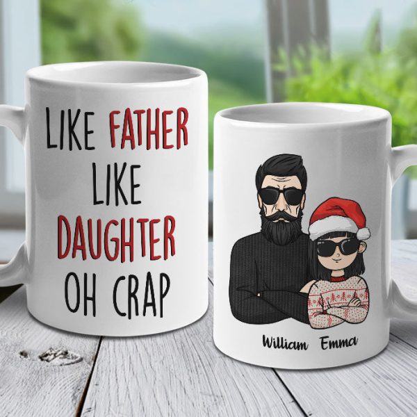Like Father Like Daughter, Like Mother Like Son, Best Friends For Life - Personalized Mug