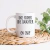 Like Father Like Daughter Oh Crap Family Coffee Mug, HN590