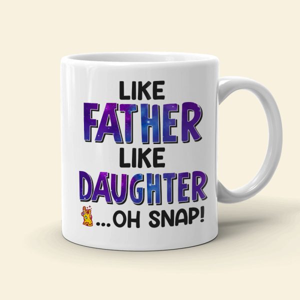 Like Father Like Daughter Personalized Coffee Mug DR-WHM-03QHDT130523TM