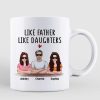Like Father Like Daughter Real Man Personalized Mug