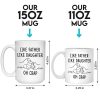 Like Father Like Son - Family Personalized Custom Mug - Gift For Family Members
