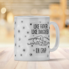 Like Father Like Son Like Daughter One Line Fist Bump Personalized 3D Inflated Printed Mug